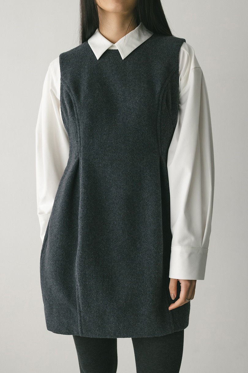 ウールミニワンピース 詳細画像 GRY 5