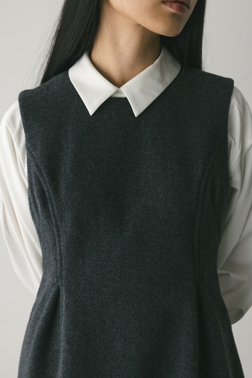 ウールミニワンピース 詳細画像 GRY 7