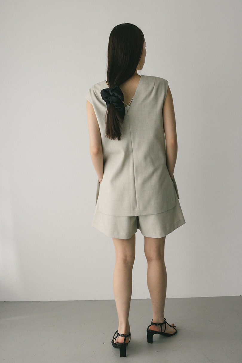 レイヤーベストショートオールインワン 詳細画像 IVOY 4