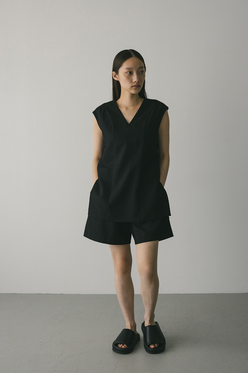 レイヤーベストショートオールインワン 詳細画像 BLK 3