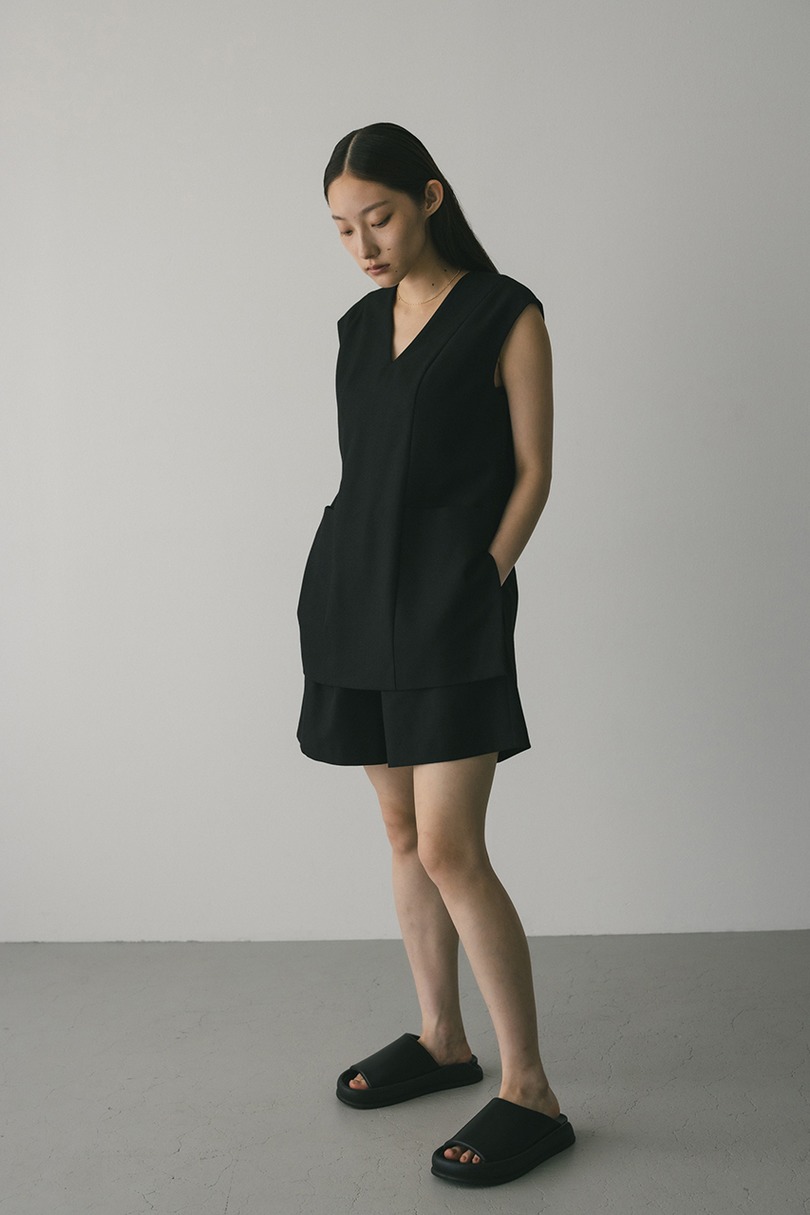 レイヤーベストショートオールインワン 詳細画像 BLK 4