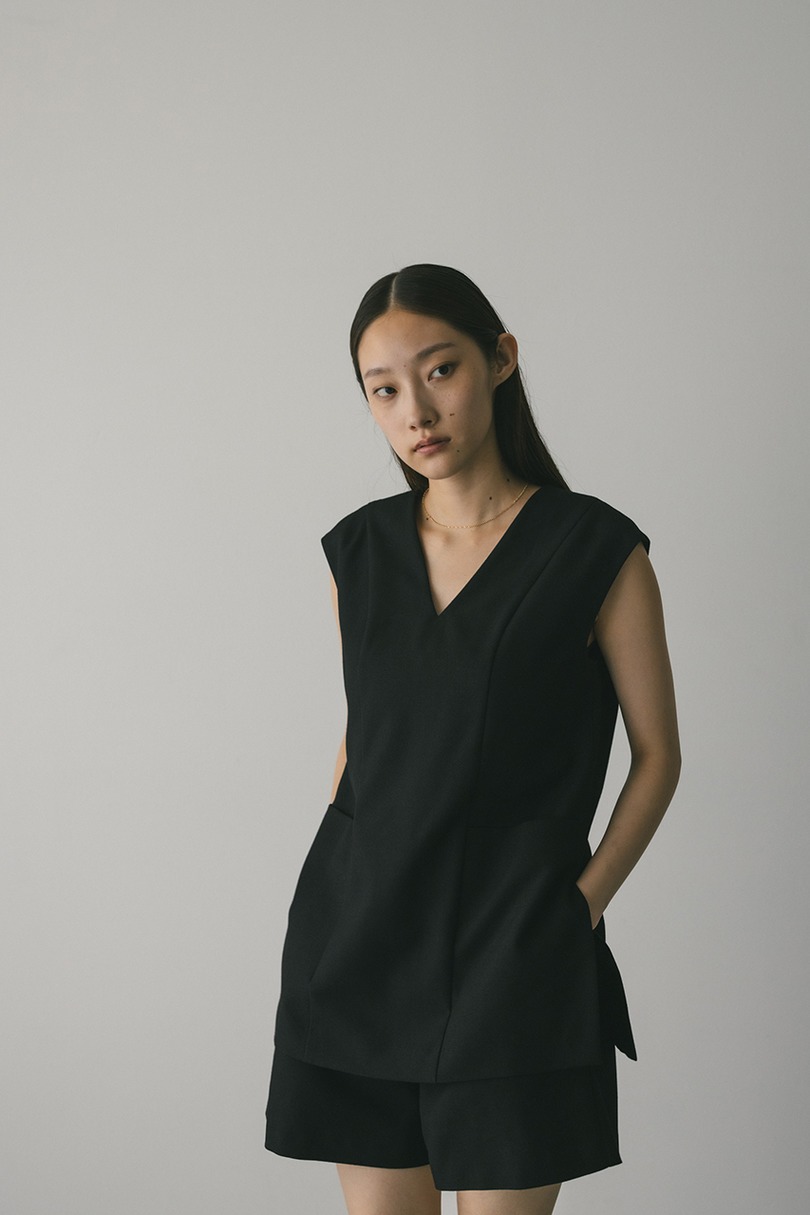 レイヤーベストショートオールインワン 詳細画像 BLK 5