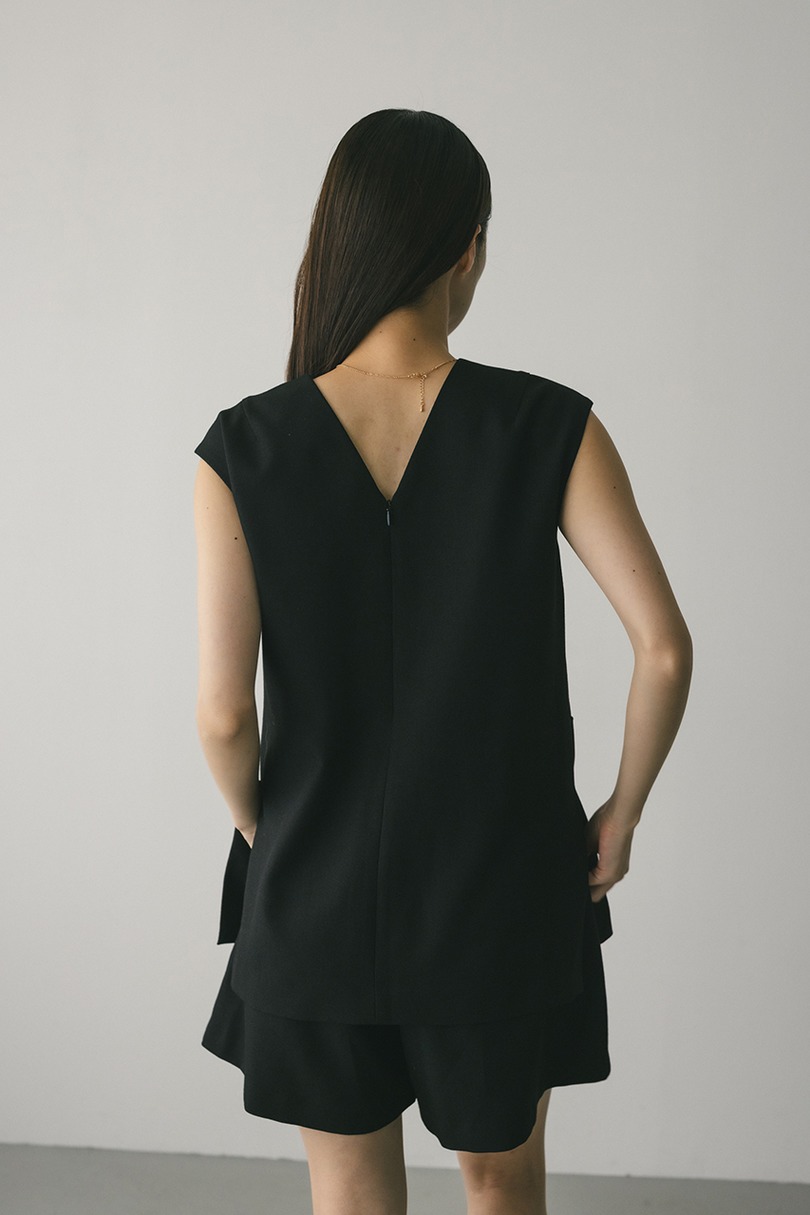 レイヤーベストショートオールインワン 詳細画像 BLK 6