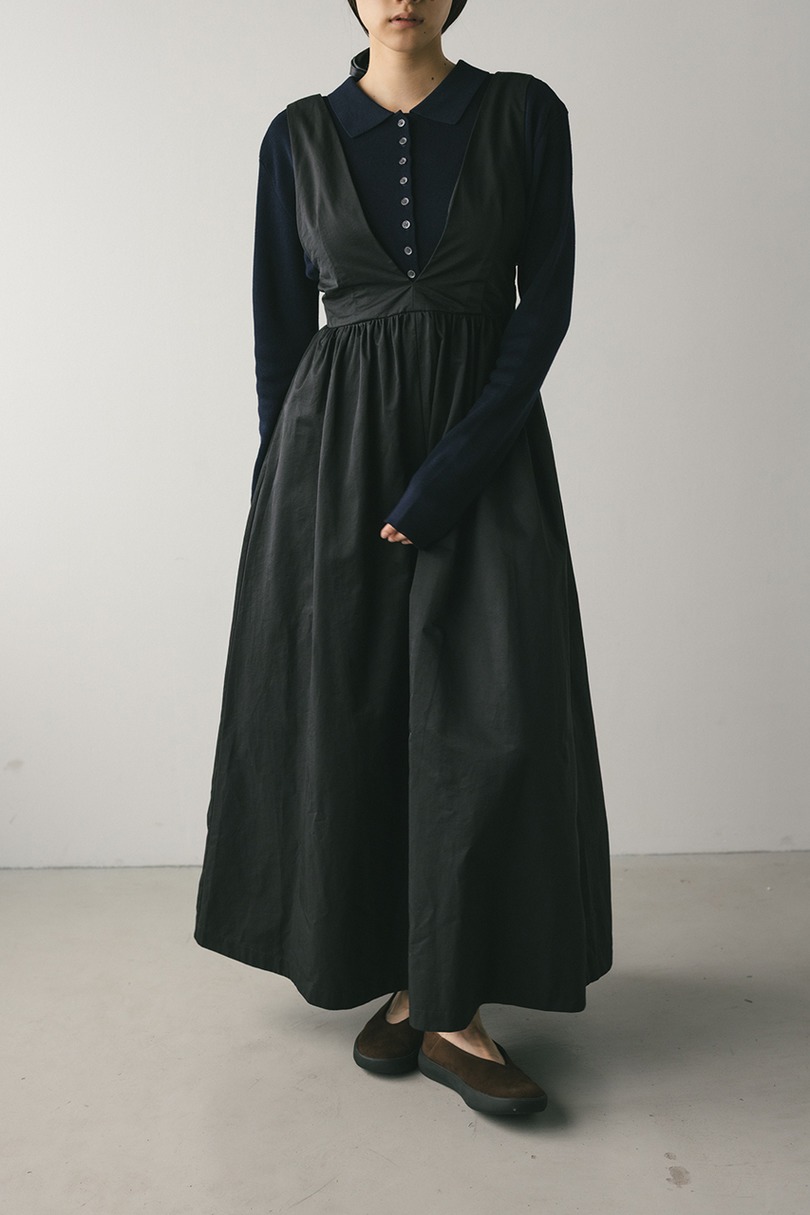 ディープVジャンパースカート 詳細画像 BLK 2