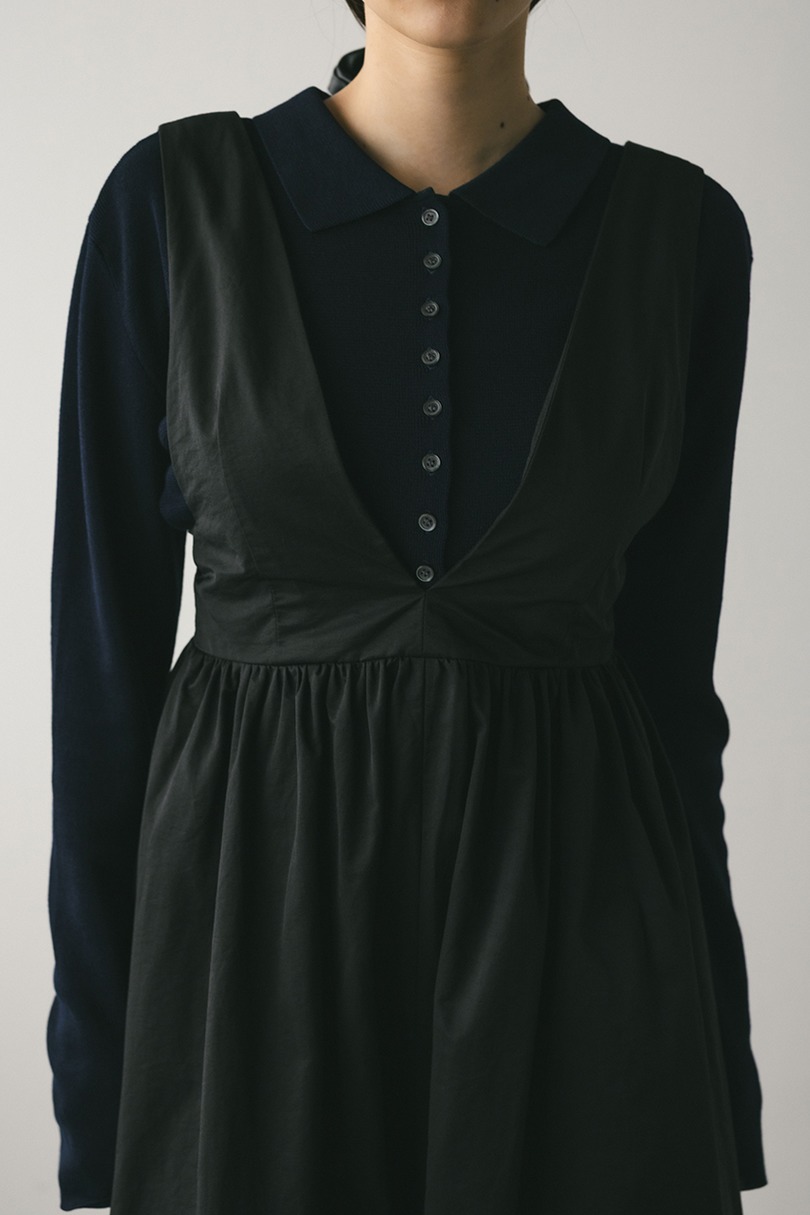 ディープVジャンパースカート 詳細画像 BLK 3