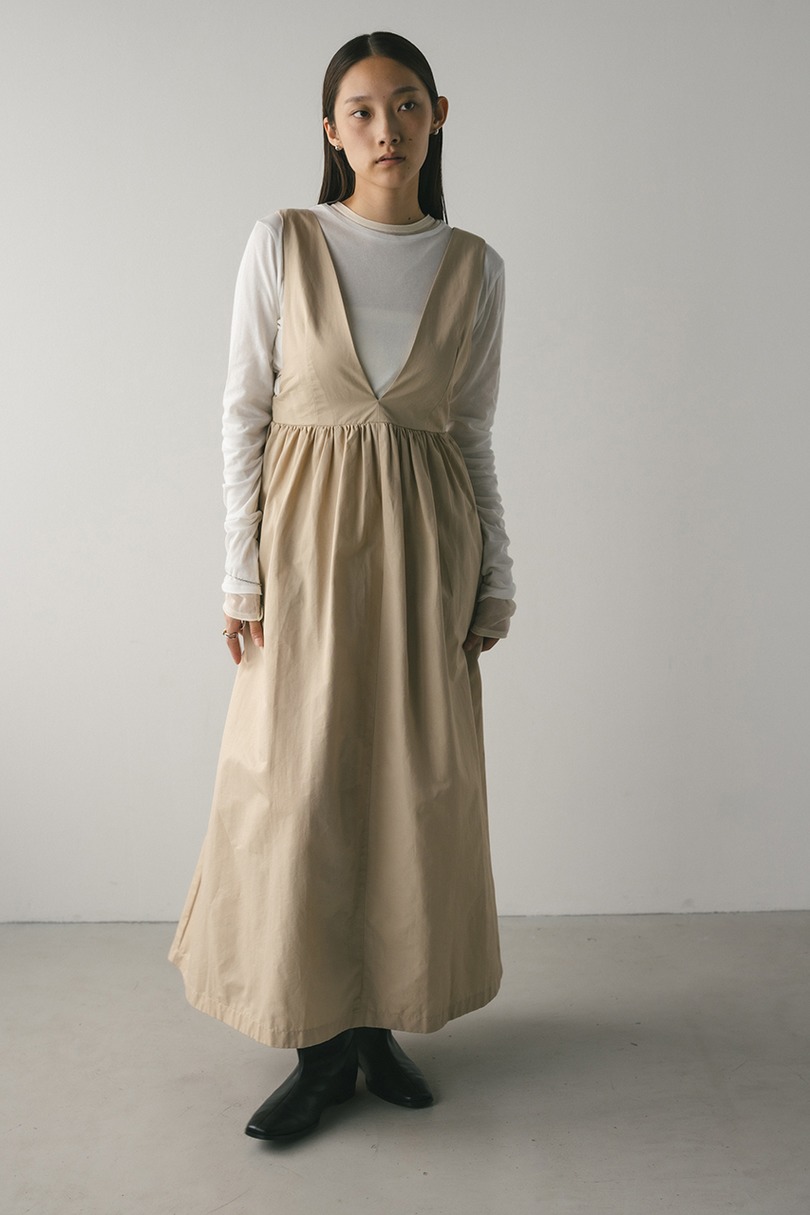 ディープVジャンパースカート 詳細画像 BEG 2