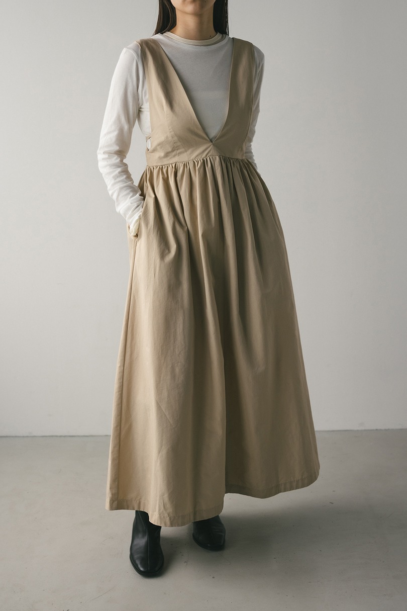 ディープVジャンパースカート 詳細画像 BEG 3