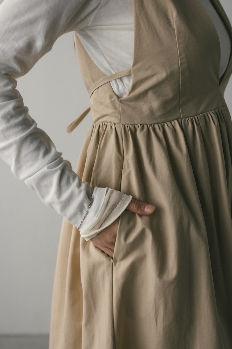 ディープVジャンパースカート 詳細画像 BEG 6