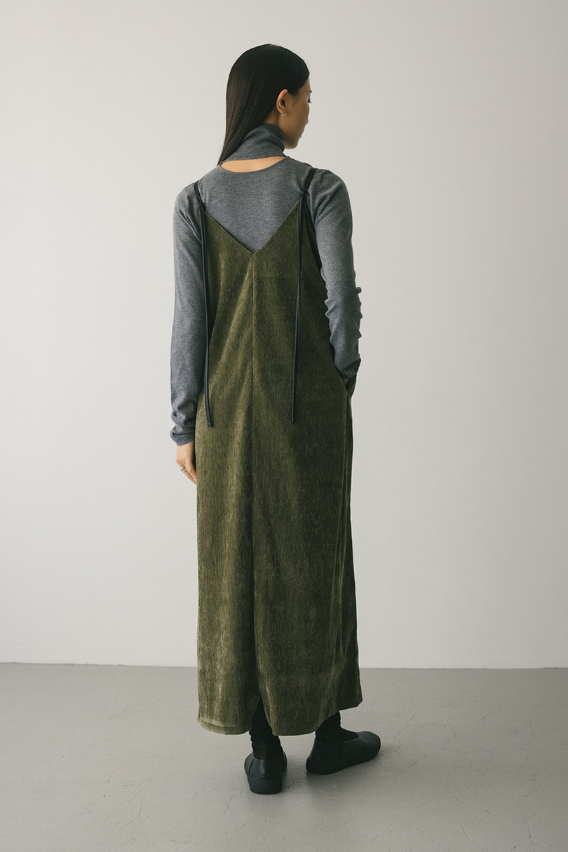 パイピングベロアキャミワンピース 詳細画像 KHA 3