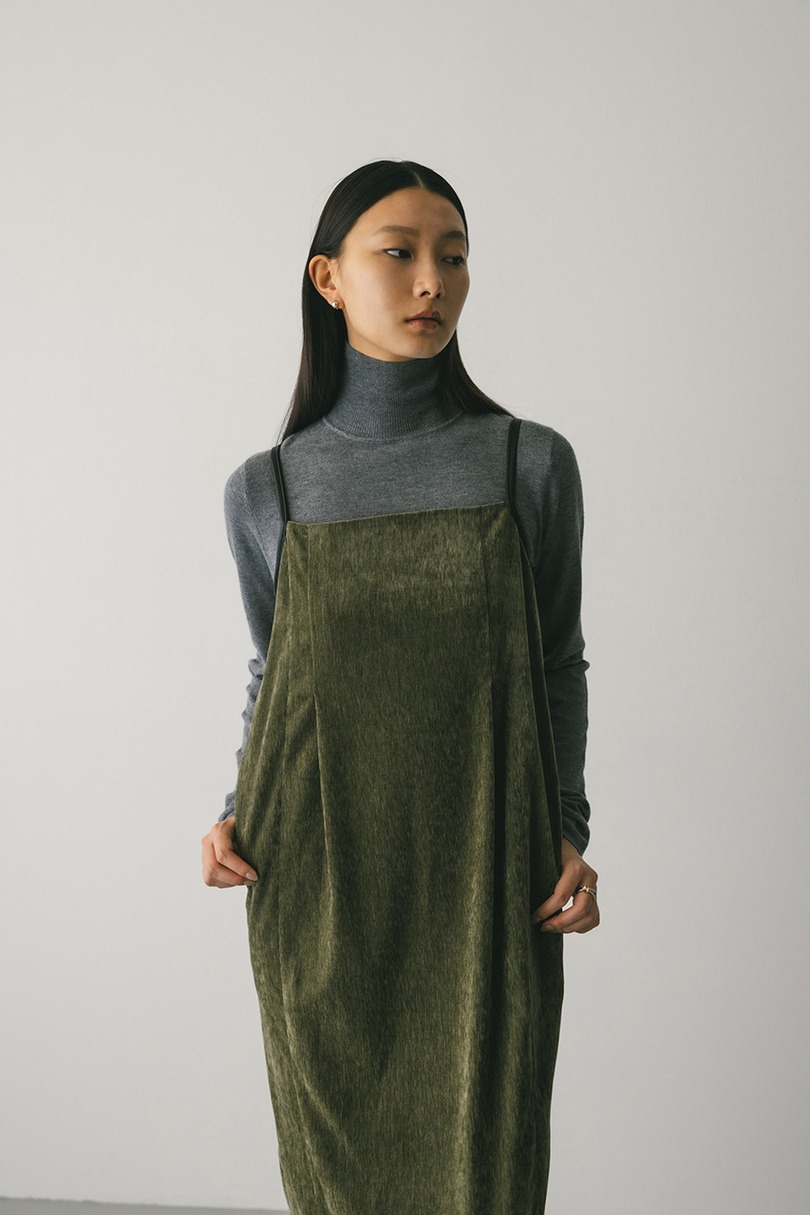 パイピングベロアキャミワンピース 詳細画像 KHA 4