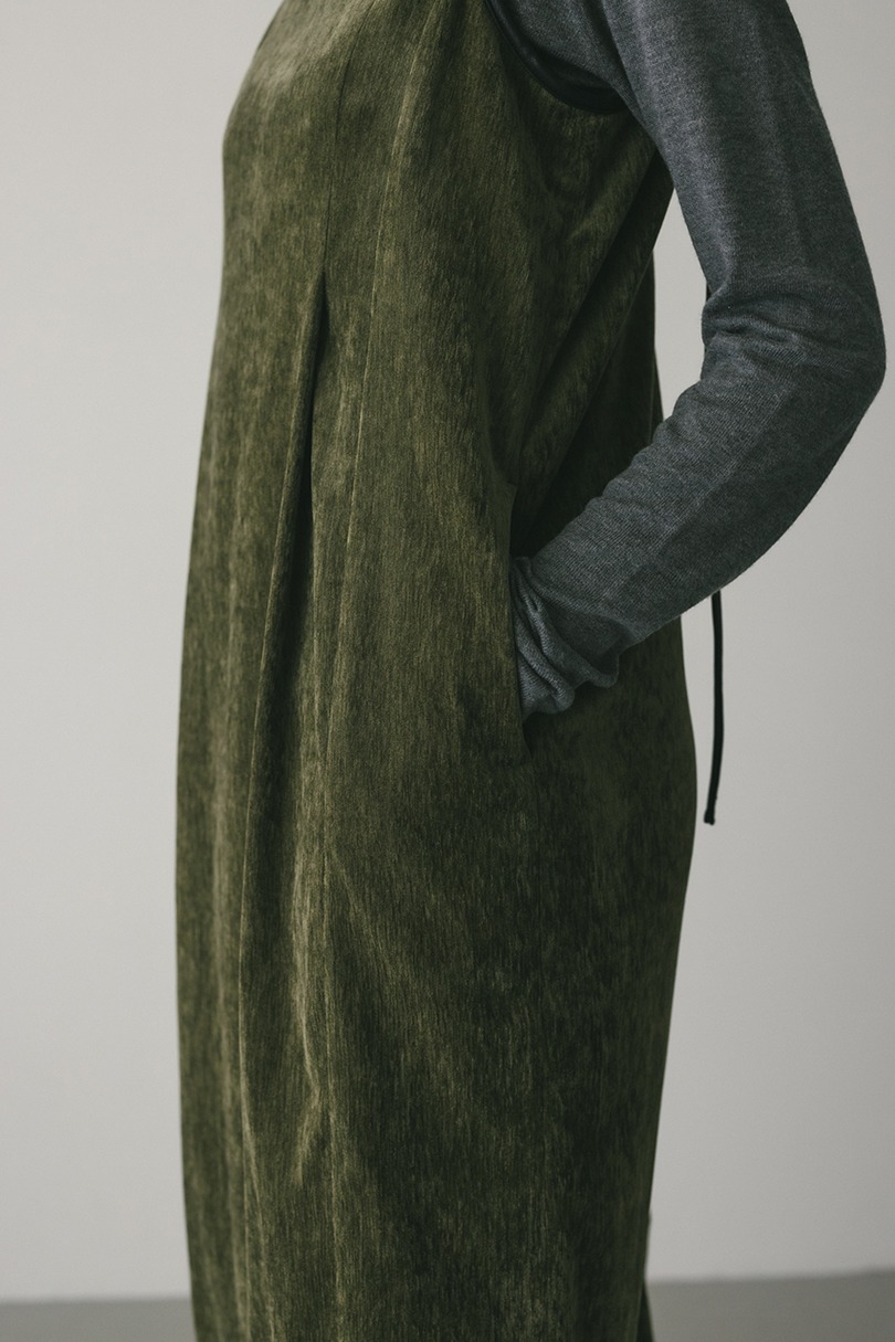 パイピングベロアキャミワンピース 詳細画像 KHA 7