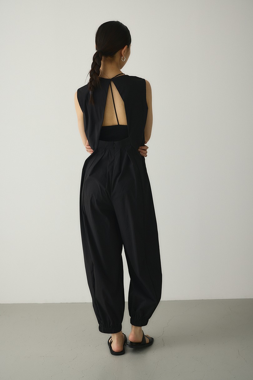 ACTIVE撥水バックオープンロンパース 詳細画像 BLK 4