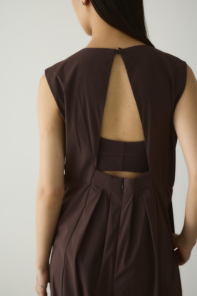 ACTIVE撥水バックオープンロンパース 詳細画像 BRN 13