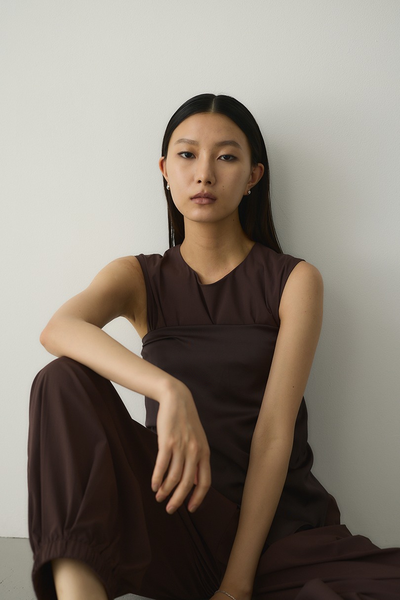 ACTIVE撥水バックオープンロンパース 詳細画像 BRN 2