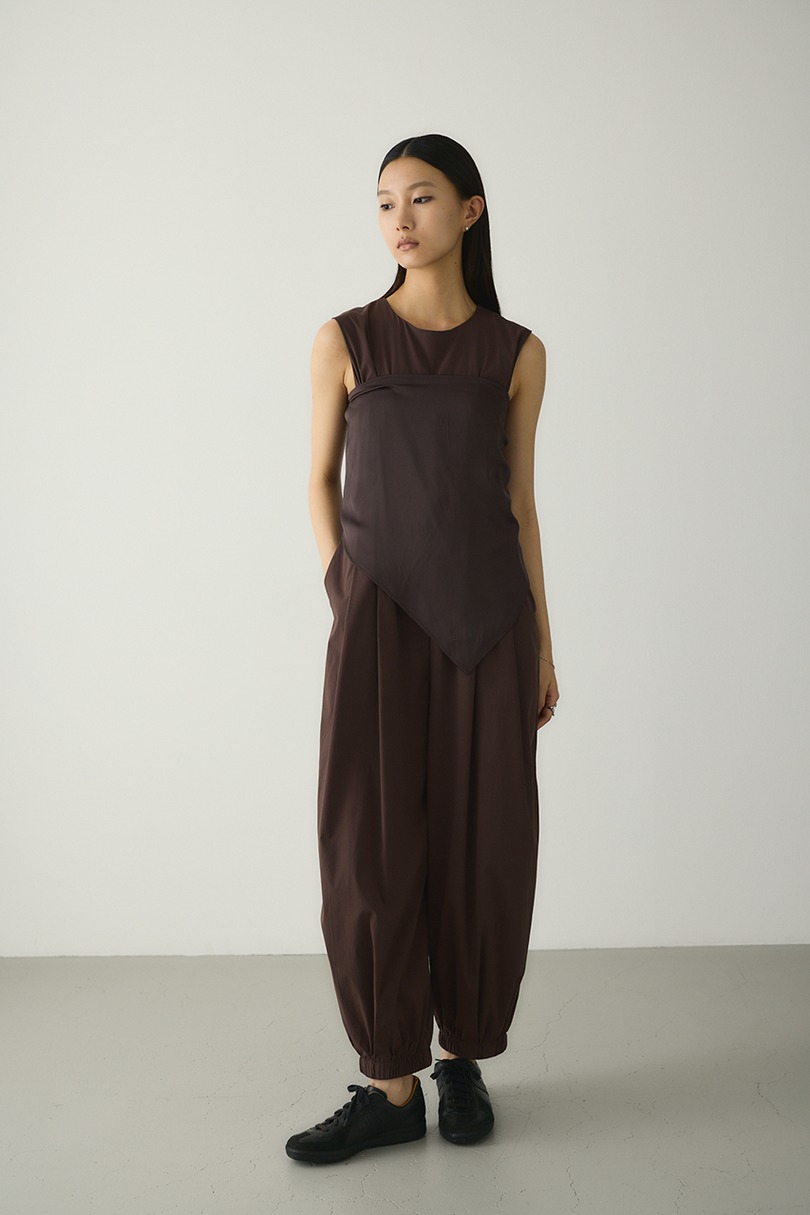 ACTIVE撥水バックオープンロンパース 詳細画像 BRN 4