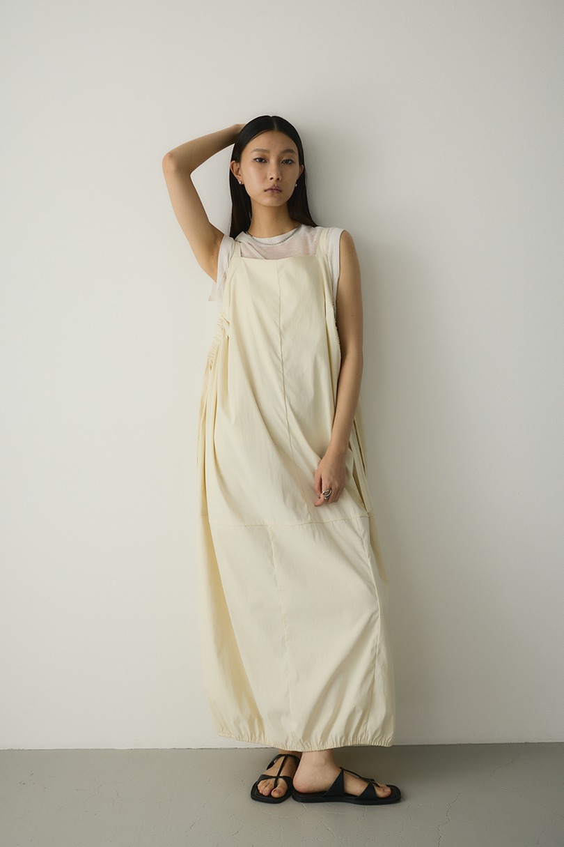 ACTIVE撥水ギャザーワンピース