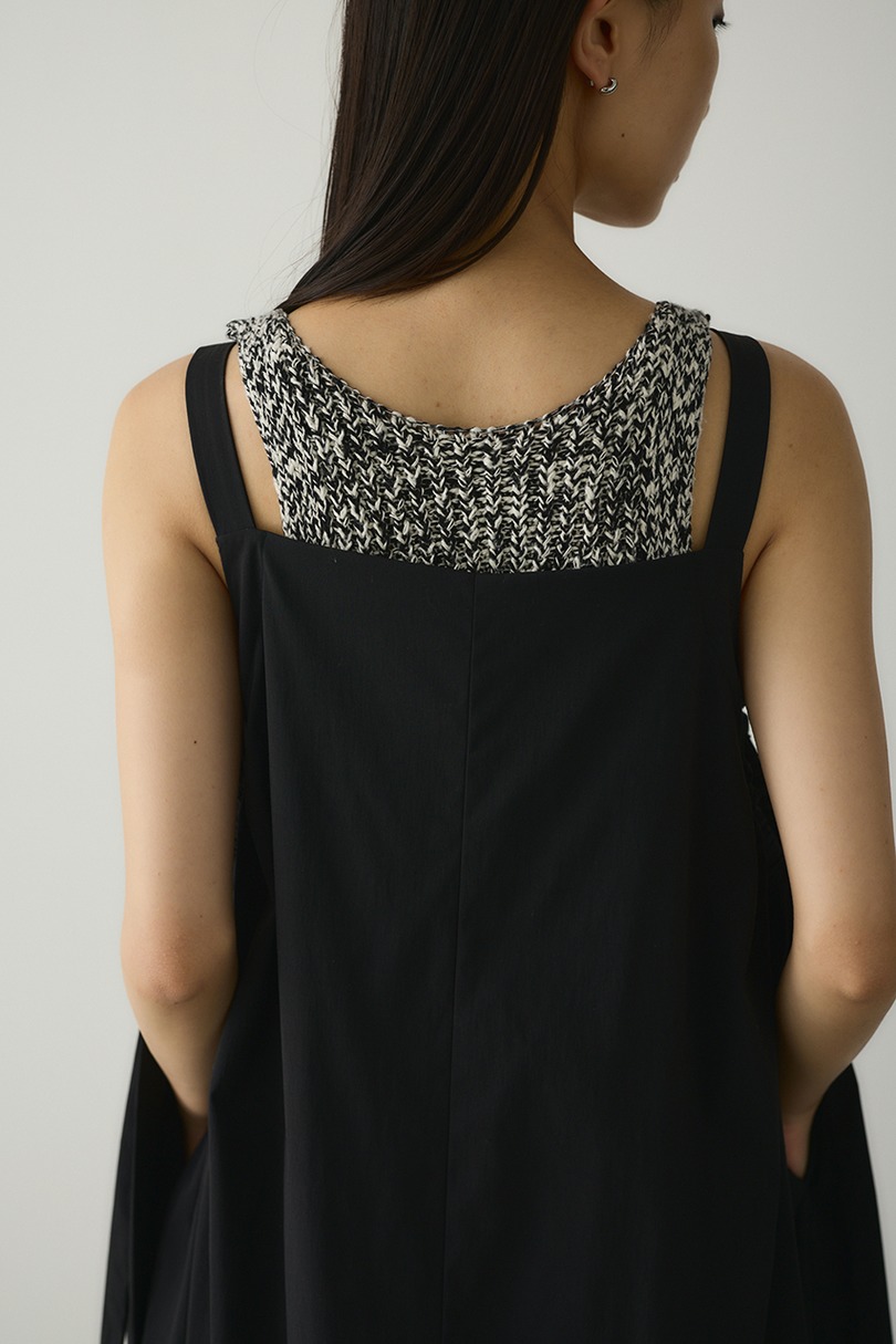 ACTIVE撥水ギャザーワンピース 詳細画像 BLK 9