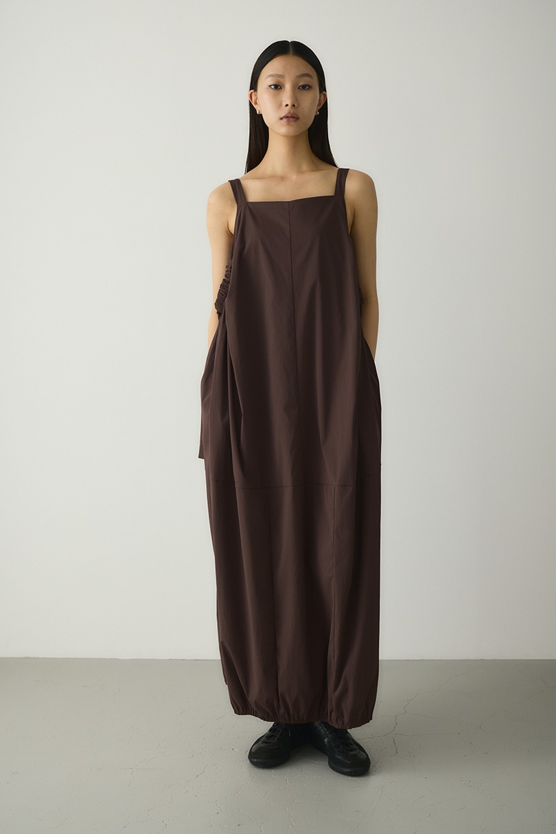 ACTIVE撥水ギャザーワンピース 詳細画像 BRN 3