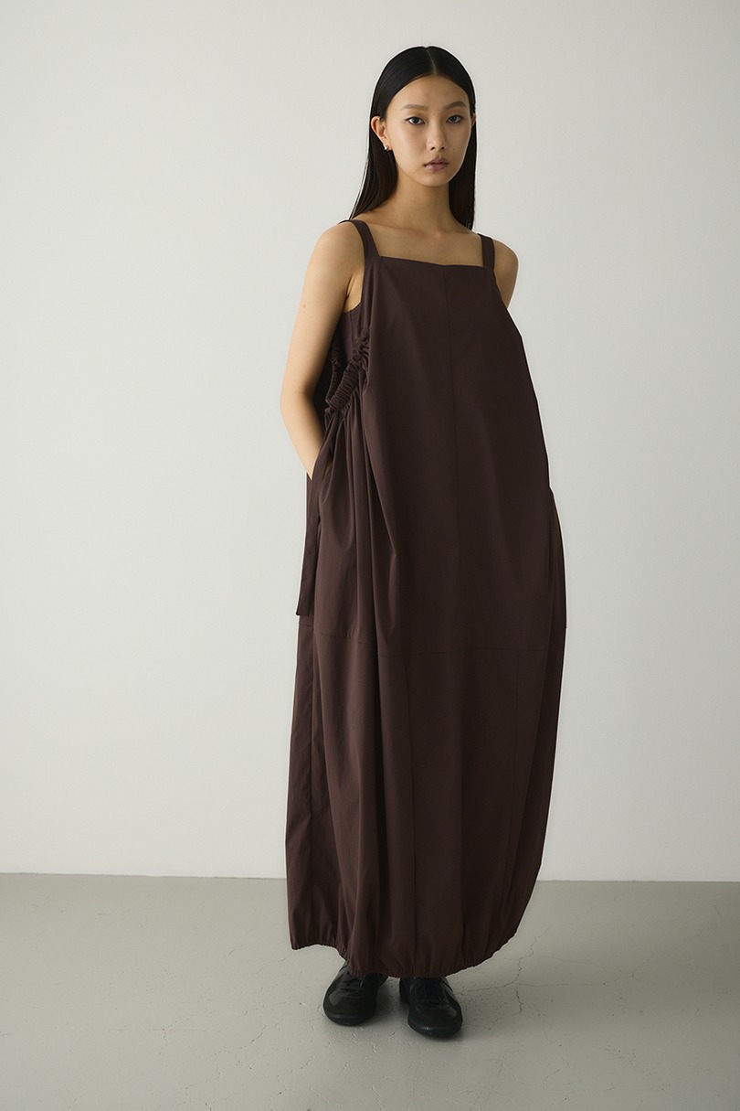 ACTIVE撥水ギャザーワンピース 詳細画像 BRN 4