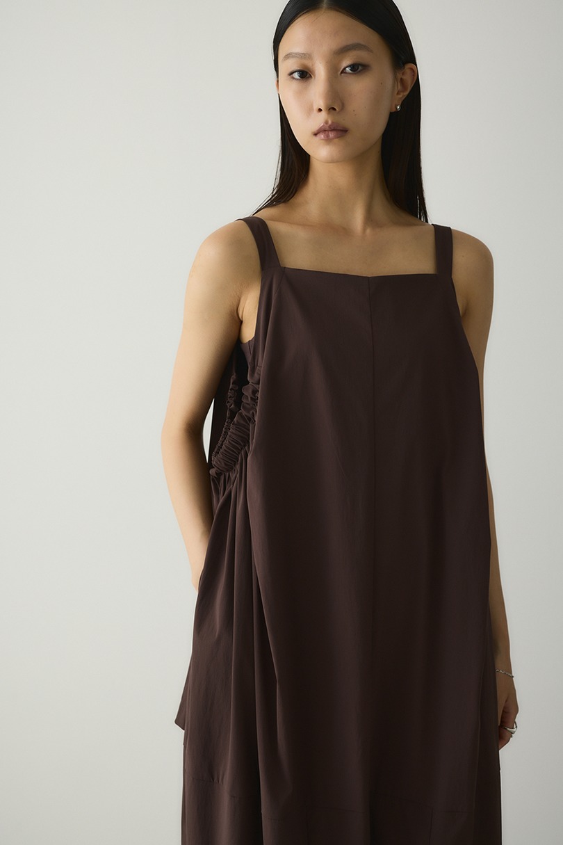 ACTIVE撥水ギャザーワンピース 詳細画像 BRN 7