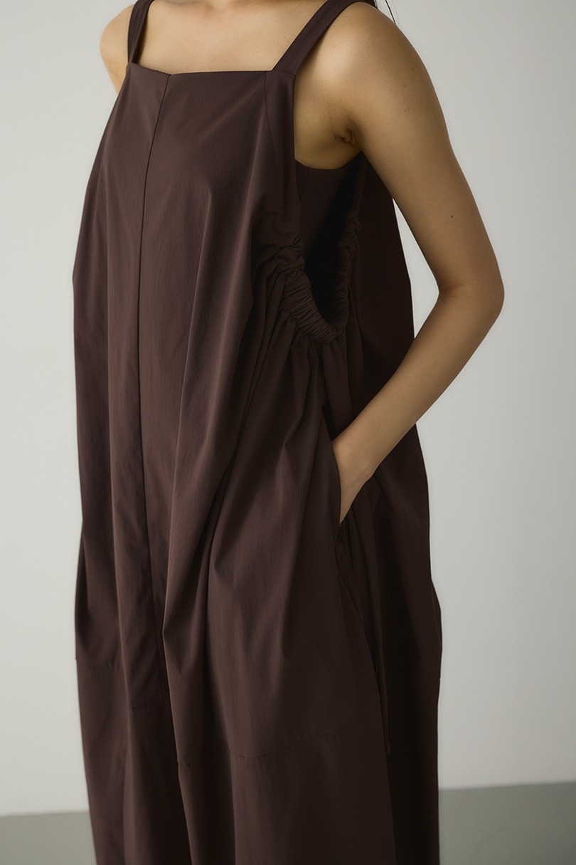 ACTIVE撥水ギャザーワンピース 詳細画像 BRN 8