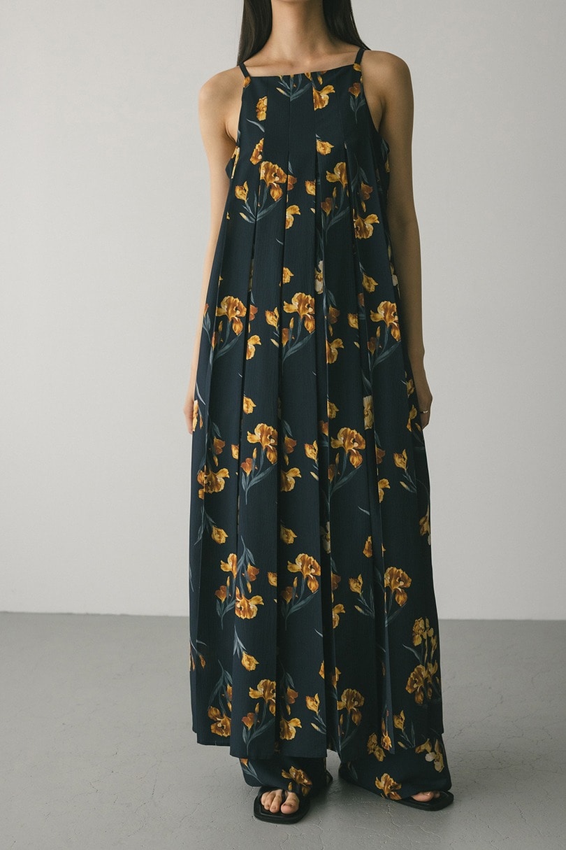 ニュアンスフラワーキャミワンピース 詳細画像 NVY 3