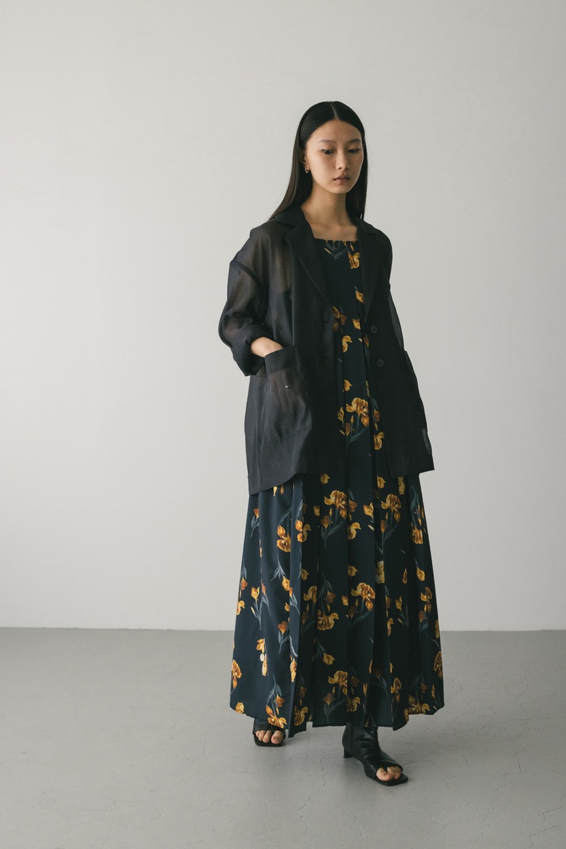 ニュアンスフラワーキャミワンピース 詳細画像 NVY 5