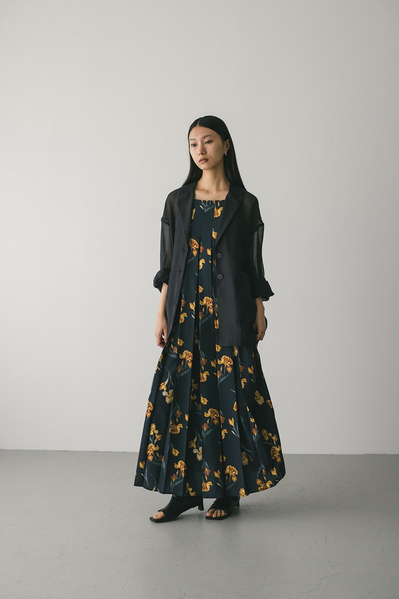 ニュアンスフラワーキャミワンピース 詳細画像 NVY 6