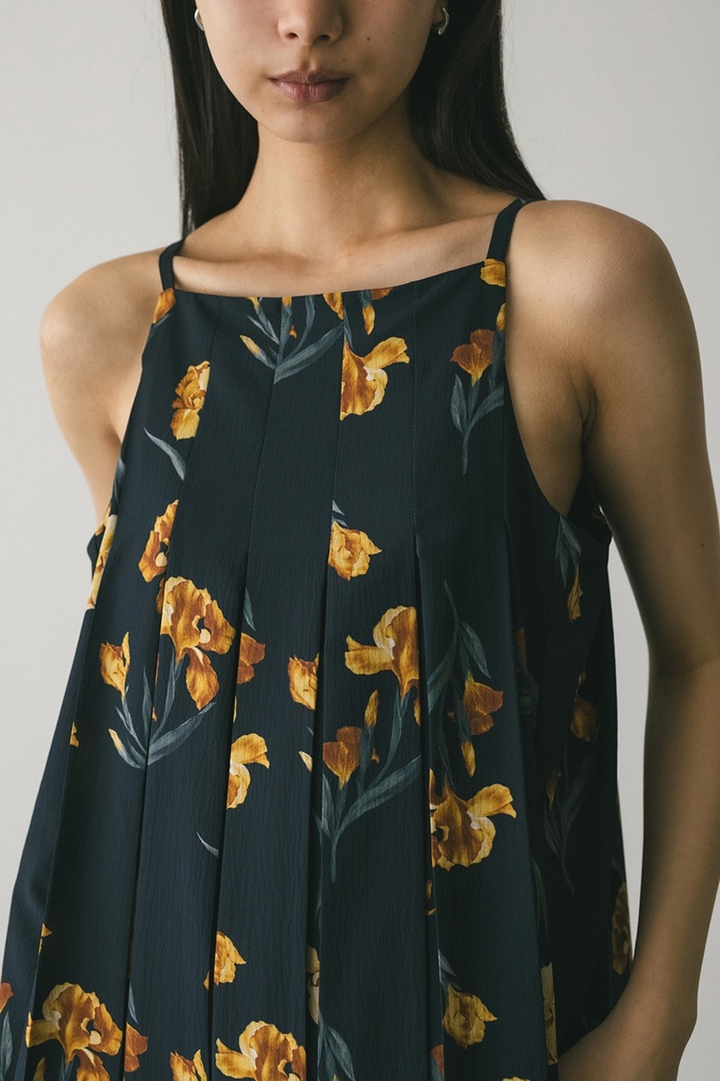 ニュアンスフラワーキャミワンピース 詳細画像 NVY 7