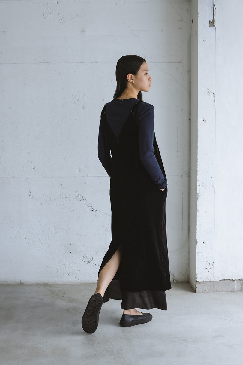 ベロアレイヤーキャミワンピース 詳細画像 BLK 8