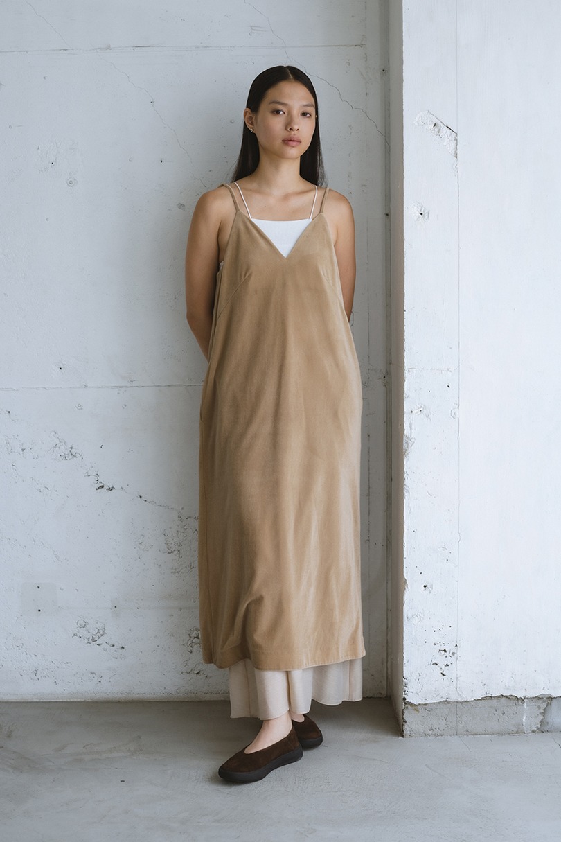 ベロアレイヤーキャミワンピース 詳細画像 BEG 2