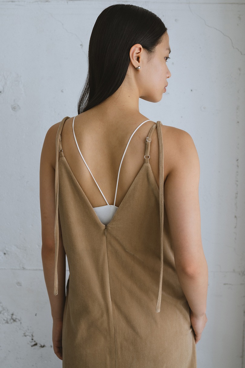 ベロアレイヤーキャミワンピース 詳細画像 BEG 7