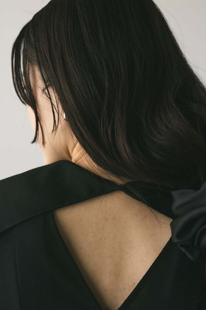 ビッグカラーフレアワンピース 詳細画像 BLK 12