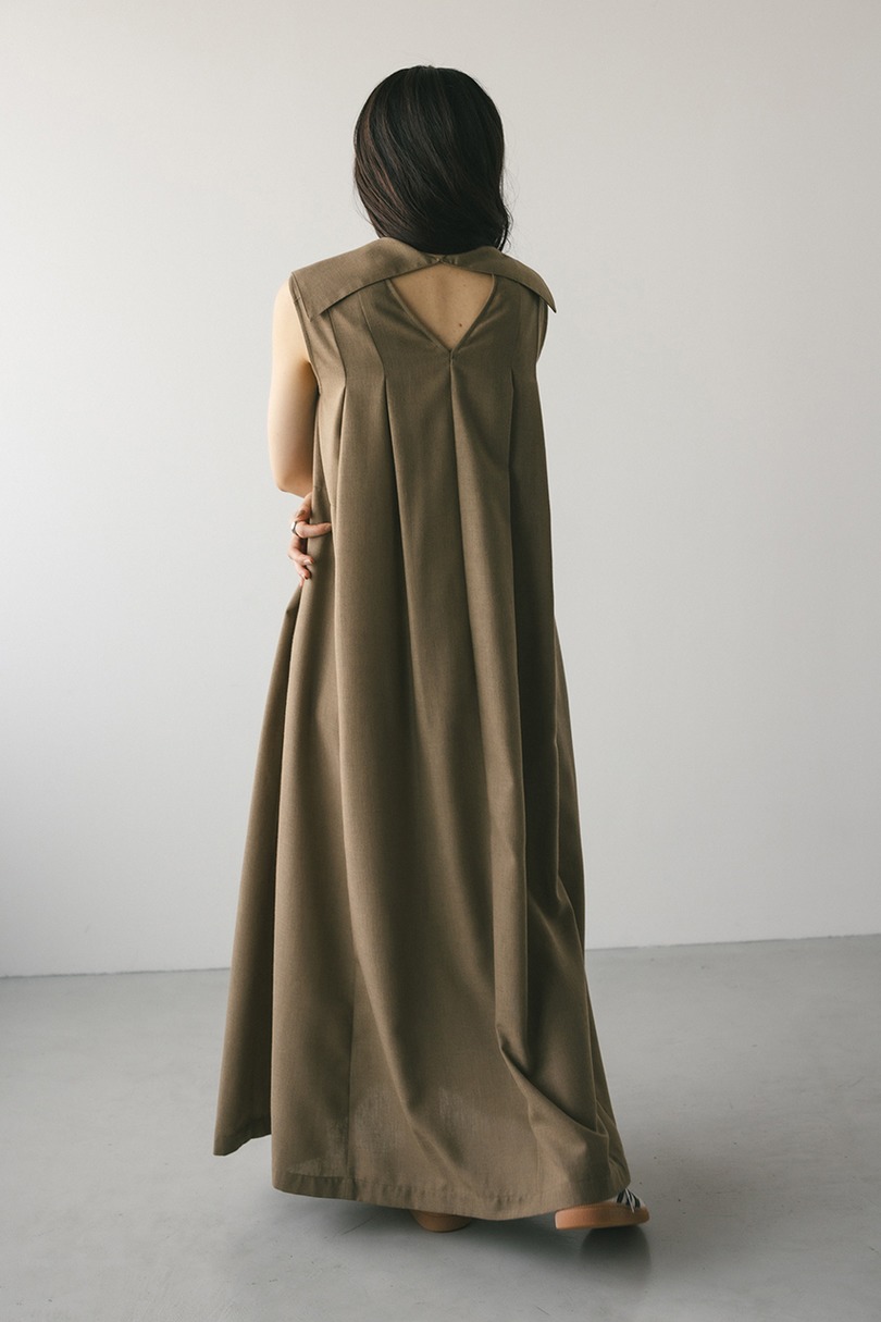 ビッグカラーフレアワンピース 詳細画像 L/BRN 7