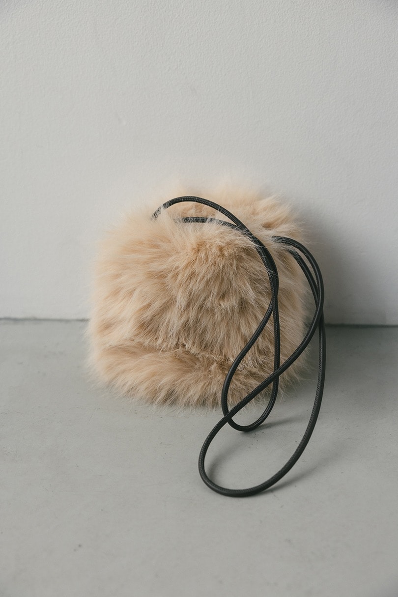 フェイクファーミニバッグ 詳細画像 BEG 4