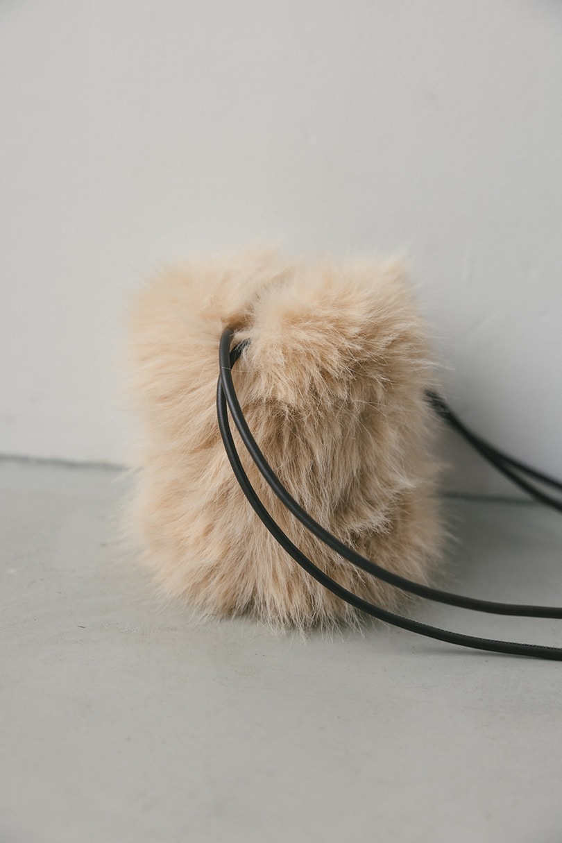 フェイクファーミニバッグ 詳細画像 BEG 5