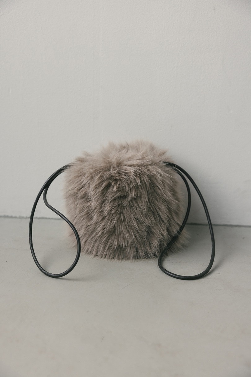 フェイクファーミニバッグ 詳細画像 GRY 3