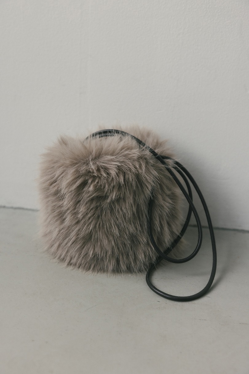 フェイクファーミニバッグ 詳細画像 GRY 4