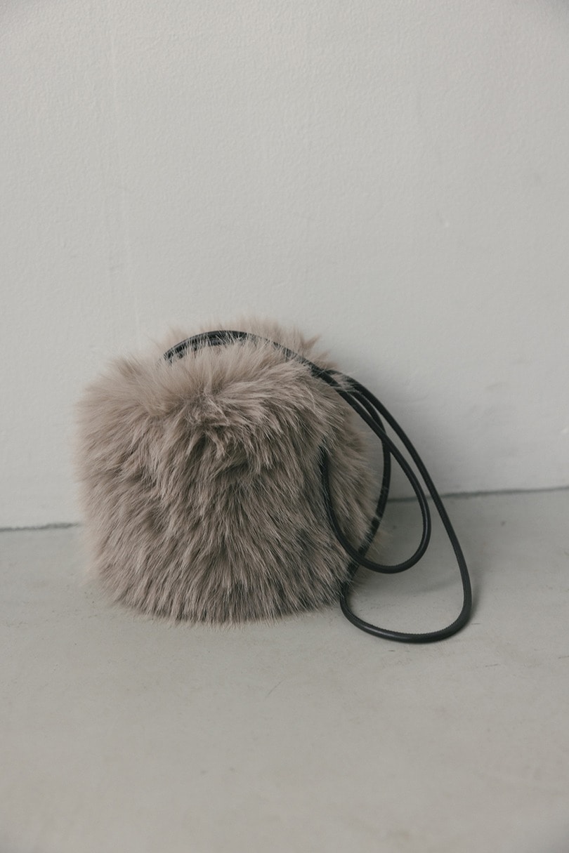 フェイクファーミニバッグ 詳細画像 GRY 5