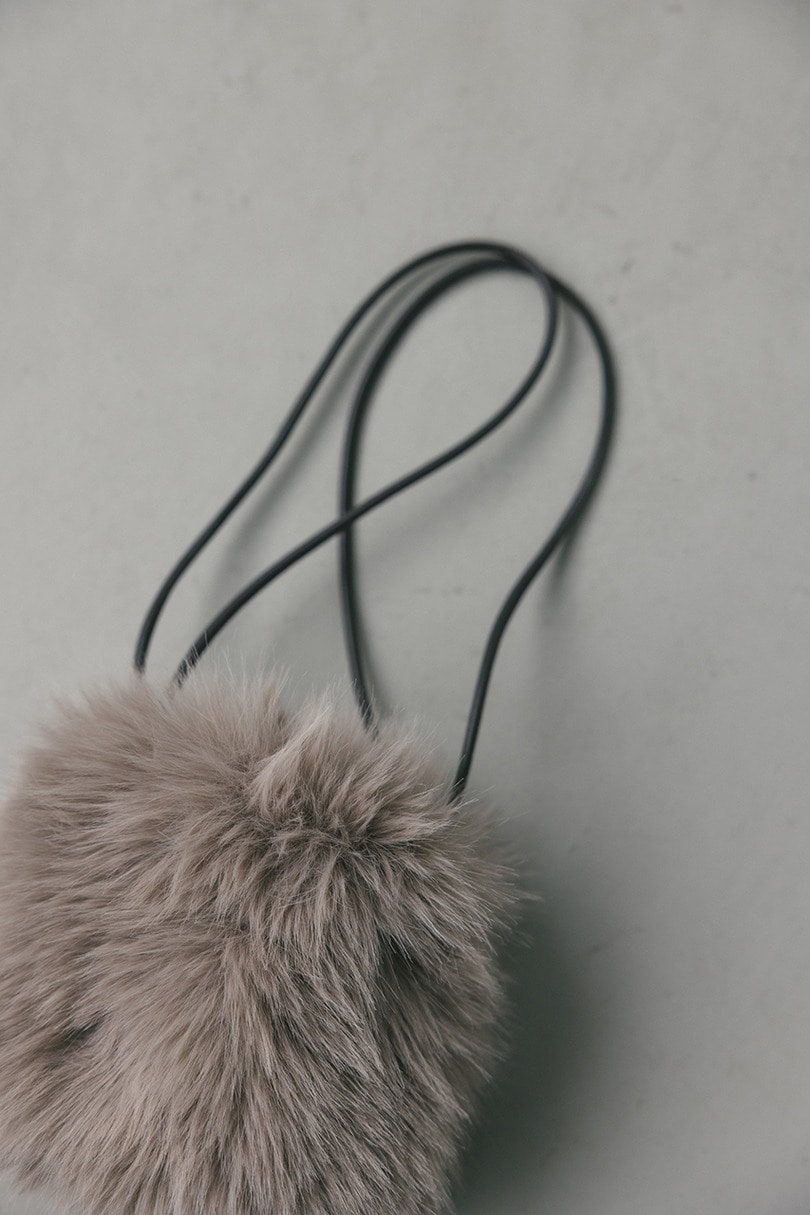 フェイクファーミニバッグ 詳細画像 GRY 7