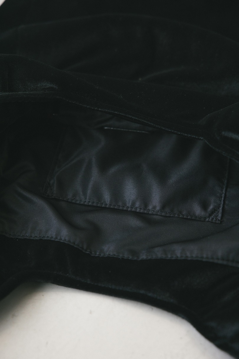 ベロアマルシェバッグ 詳細画像 BLK 12