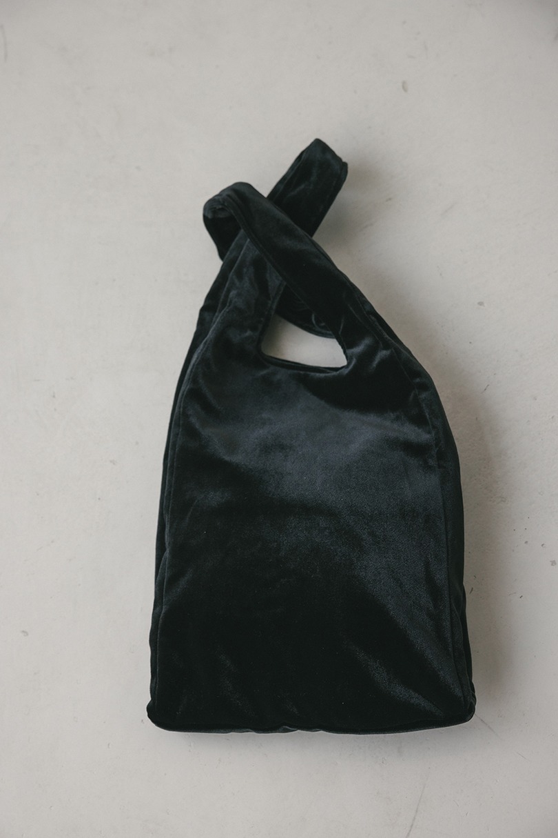 ベロアマルシェバッグ 詳細画像 BLK 4