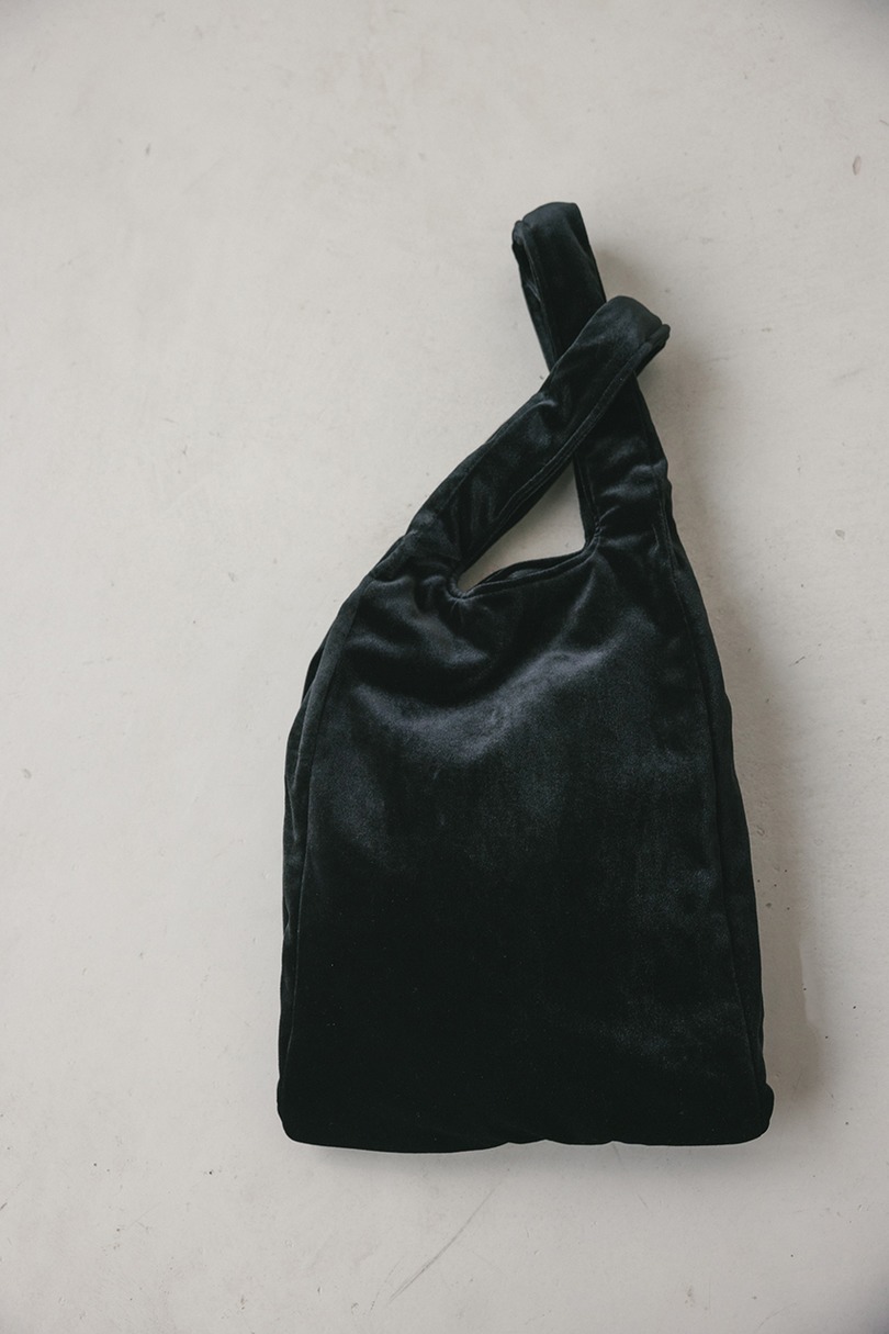 ベロアマルシェバッグ 詳細画像 BLK 5