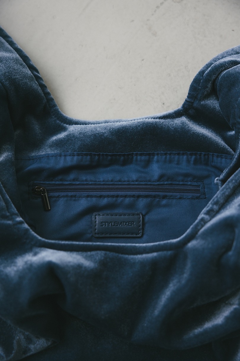 ベロアマルシェバッグ 詳細画像 BLU 11