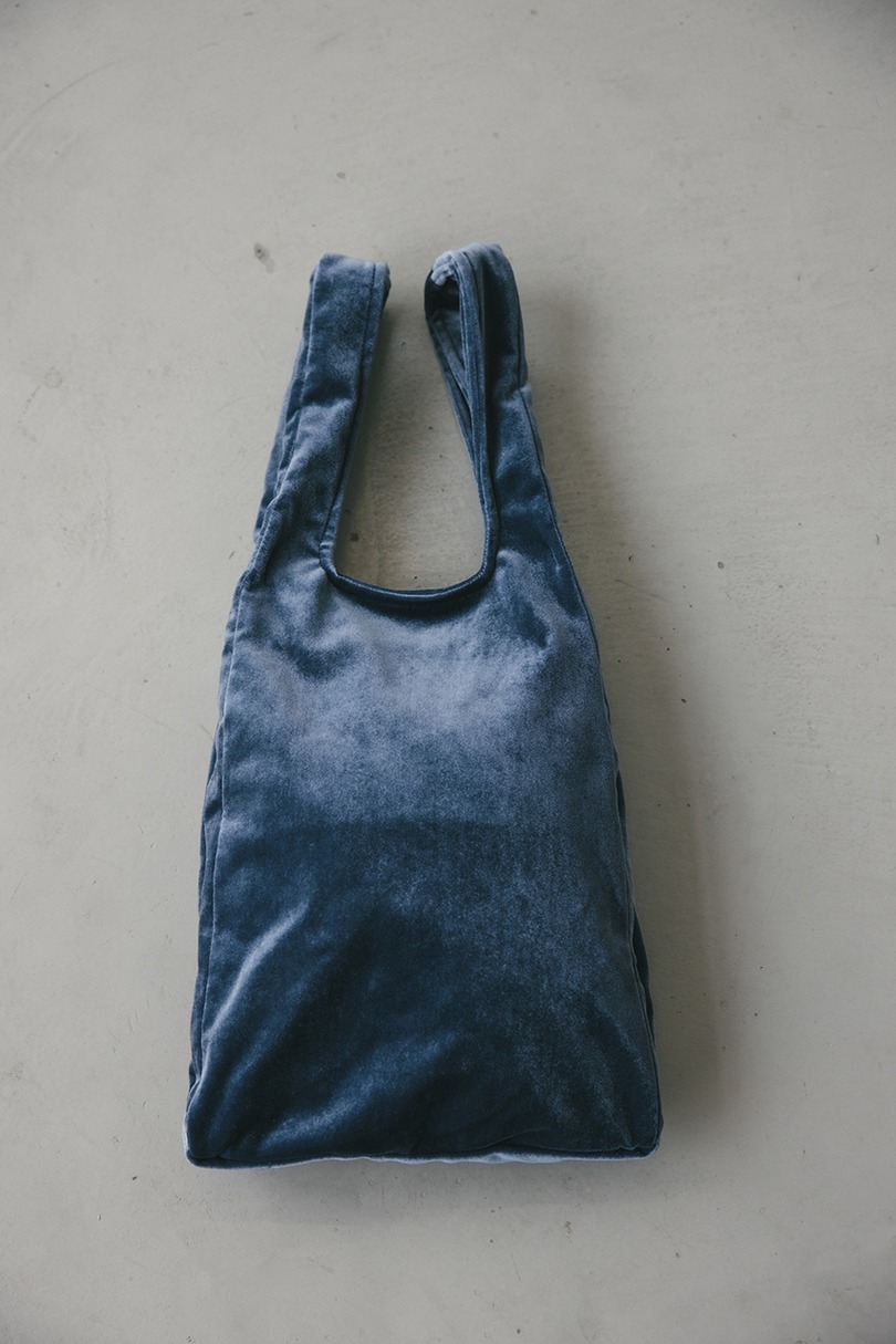 ベロアマルシェバッグ 詳細画像 BLU 3