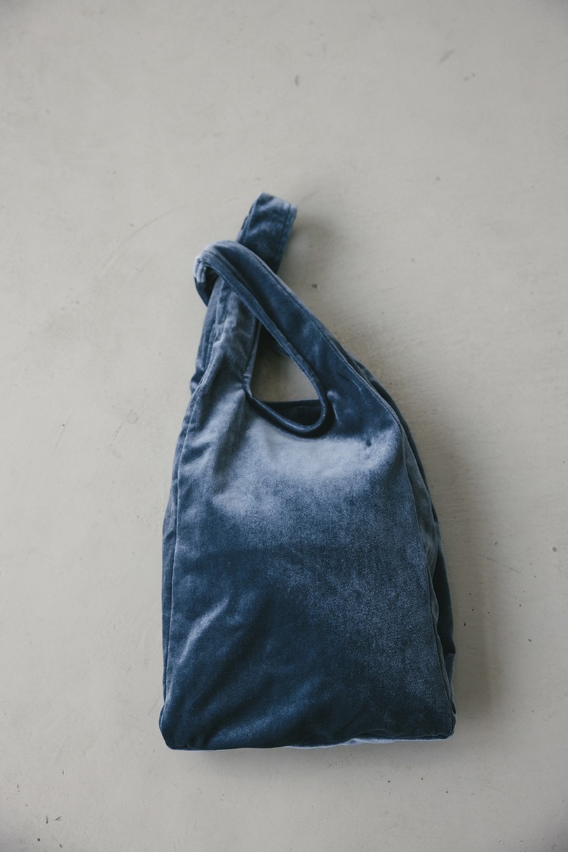 ベロアマルシェバッグ 詳細画像 BLU 4