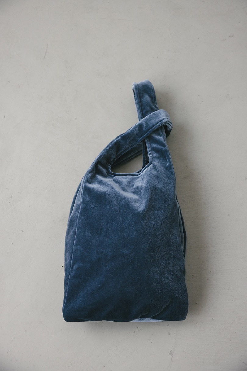 ベロアマルシェバッグ 詳細画像 BLU 5