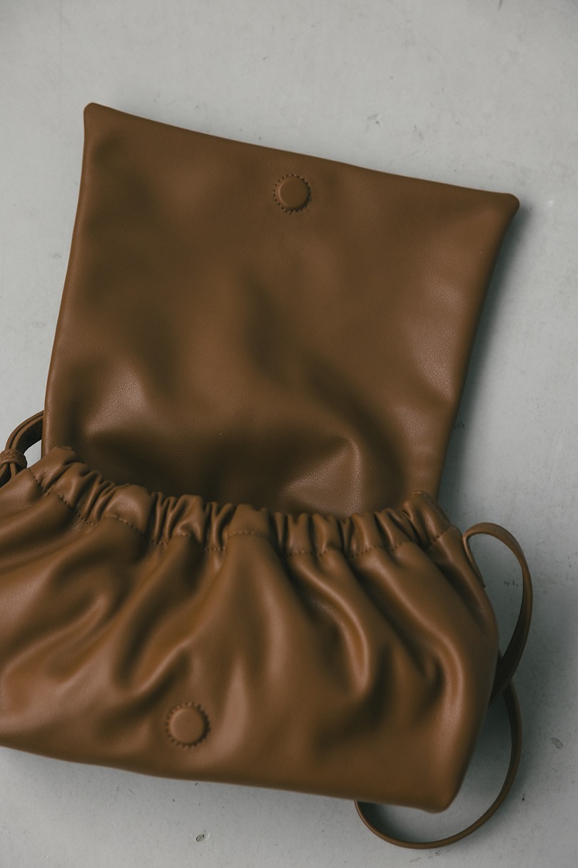 フラップデザインショルダーバッグ 詳細画像 BRN 7