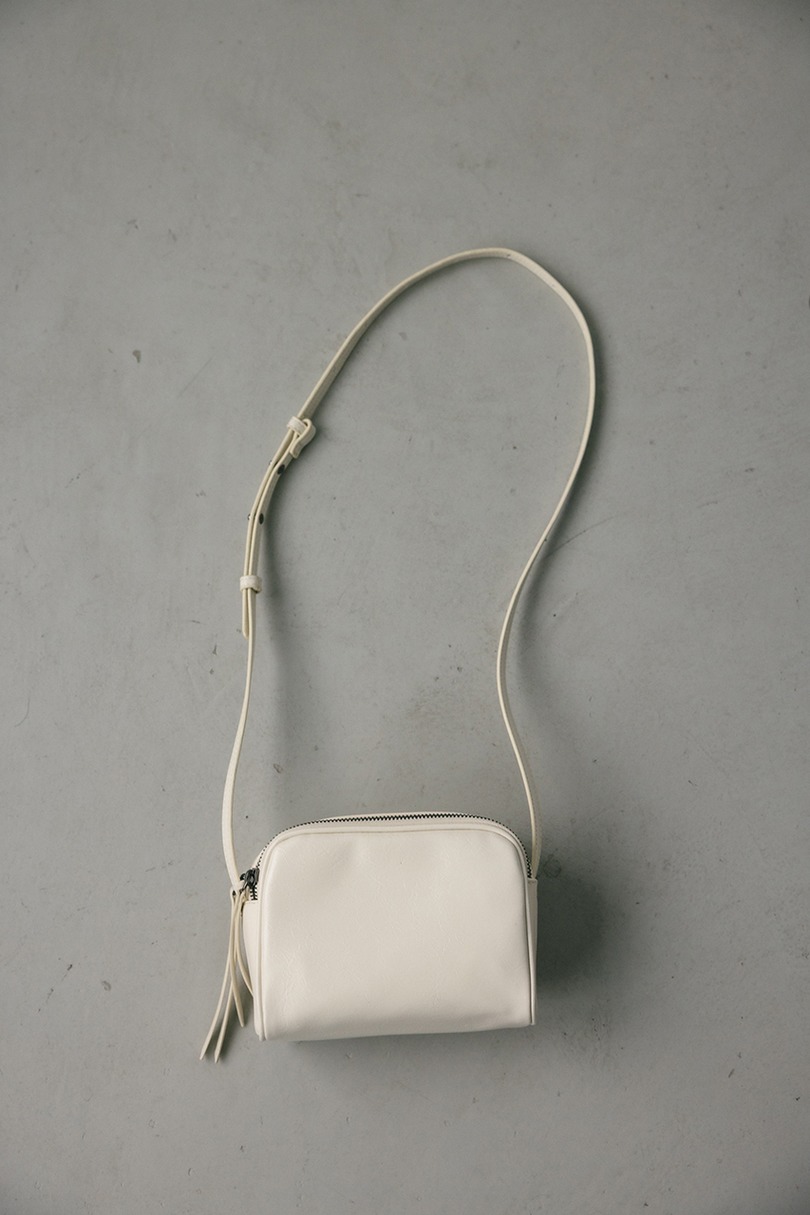 ダブルジップミニショルダーバッグ 詳細画像 WHT 2