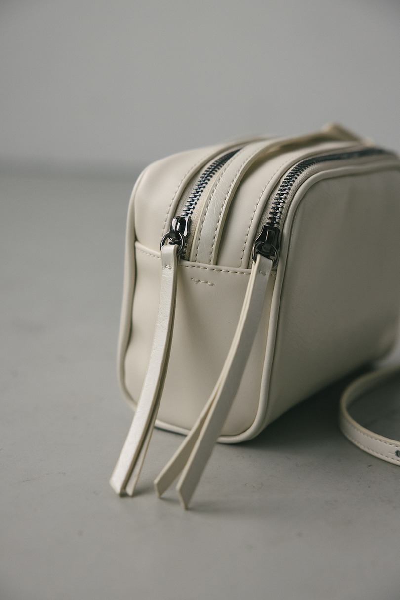 ダブルジップミニショルダーバッグ 詳細画像 WHT 5